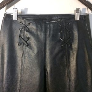 Women’s Rock Star Leather Pants